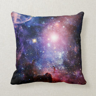Cooler Galaxienebelfleck Kissen