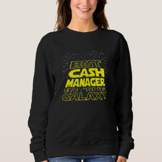 Cooler Galaxy-Job für Cash Manager Sweatshirt