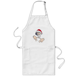 Cooler Gangsta Hip Hop Hand Rap Weihnachtsmann Lange Schürze