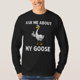 Cooler Gans Für Männer Frauen Kanadagänse Vogeljäg T-Shirt