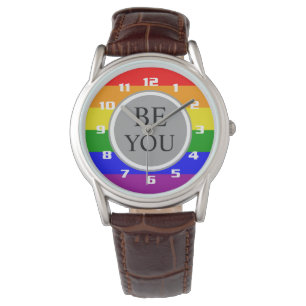 Cooler Gay Pride Armbanduhr