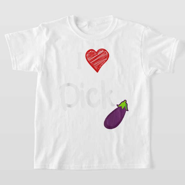Cooler Gay Pride Zitat I Liebe Dick Funny Gay Prid T-Shirt (Ablage )