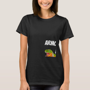 Cooler gebrochener Arm für Männer Junge Kinder Din T-Shirt