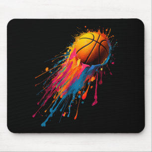 Cooler Geburtstag Farbige Gefärbte Krawatte Farbpa Mousepad