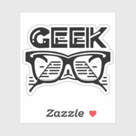 cooler Geek Aufkleber