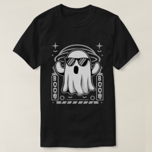 Cooler Geist mit Sonnenbrille Spooky Boo Halloween T-Shirt