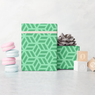 Cooler geometrischer geometrischer Kindergeburtsta Geschenkpapier