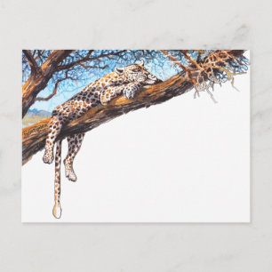 Cooler Gepard Postkarte
