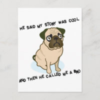 Cooler Geschichten-Mops