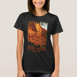 Cooler, gestörter Mesa Verde-Nationalpark T-Shirt