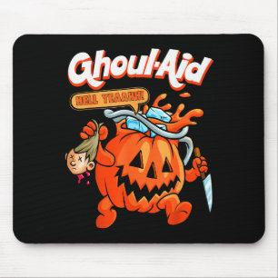 Cooler Ghoul-Hilfe Lustiger Ghoul-Kürbis Süßes Mem Mousepad