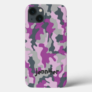 Cooler Girly rosa Camouflage-Tarnungs-Name Case-Mate iPhone Hülle