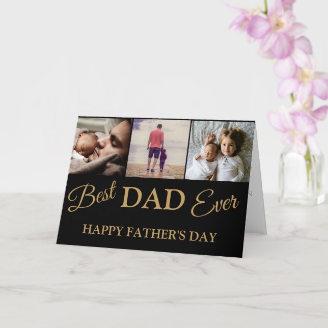 Cooler Gold Black 3 Foto Vathage Karte (Orchidee)