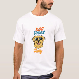 Cooler Golden Retriever mit Cool Quote T-Shirt