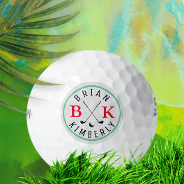 Cooler Golfball mit seinem Namen