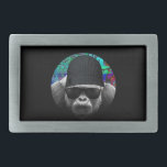 Cooler Gorilla-Gürtelschnalle Rechteckige Gürtelschnalle<br><div class="desc">Cooler Gorilla-Gürtelschnalle</div>
