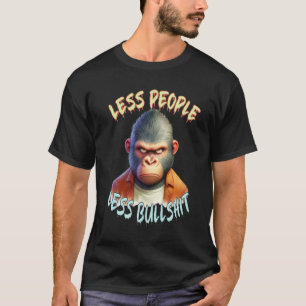 cooler Gorilla, verrückte Tiere T-Shirt