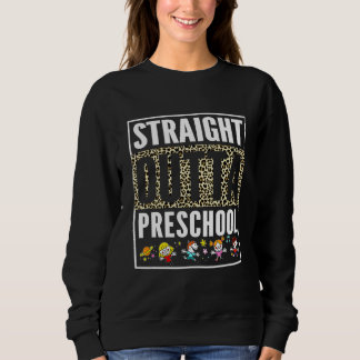 Cooler Grad Leopard-Graduat direkt vor der Vorschu Sweatshirt