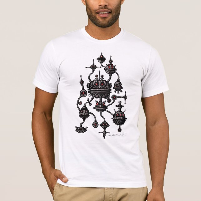 Cooler Grafik-T - Shirt der künstlichen (Vorderseite)