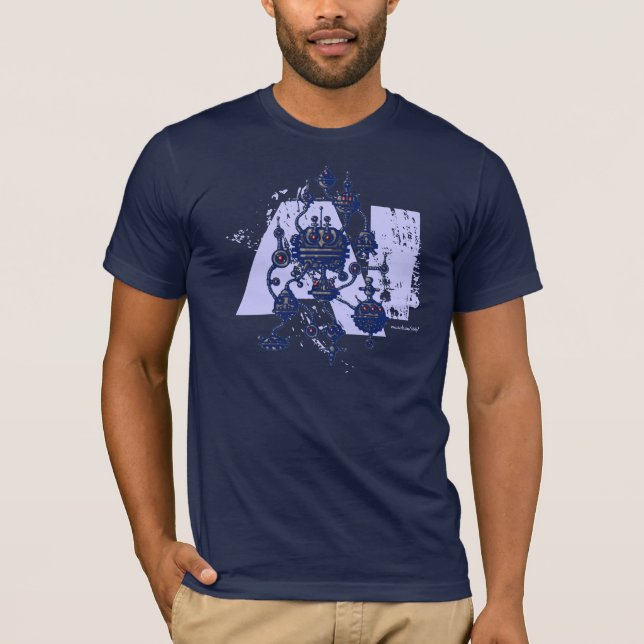 Cooler Grafik-T - Shirt der künstlichen (Vorderseite)