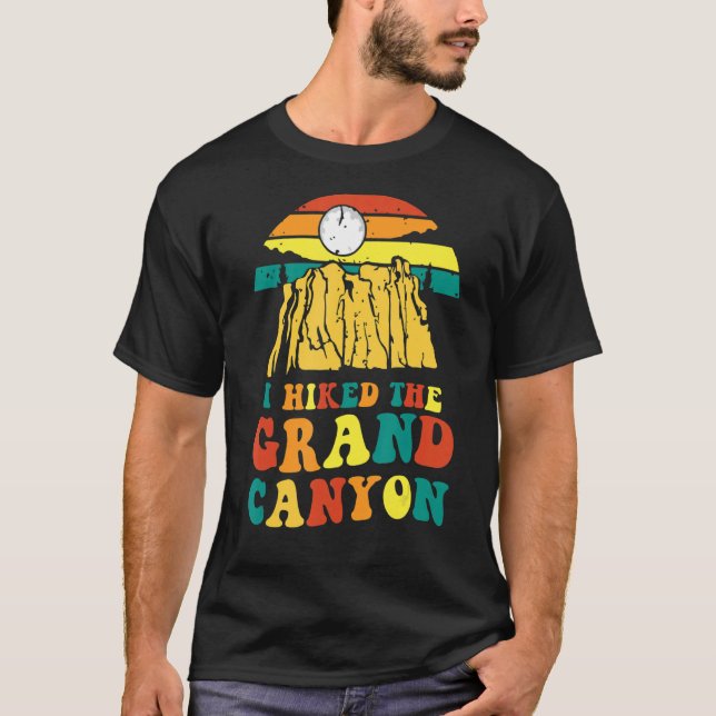 Cooler Grand Canyon für Männer Frauen Wandern auf  T-Shirt (Vorderseite)
