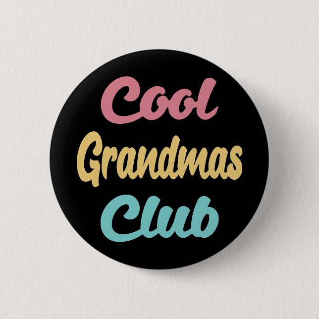 Cooler Grandmas-Club II Button (Vorderseite)