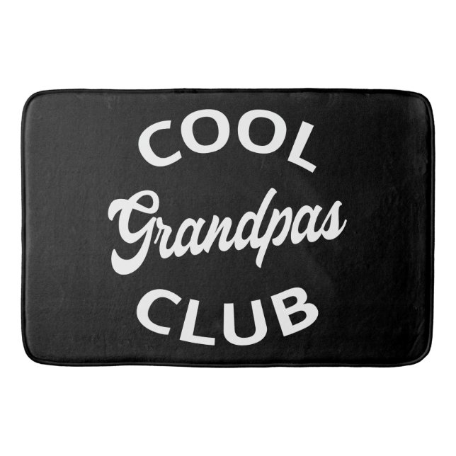 Cooler Grandpas-Club I Badematte (Vorderseite)