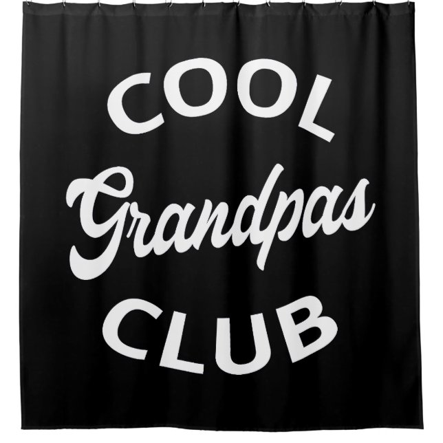 Cooler Grandpas-Club I Duschvorhang (Vorderseite)