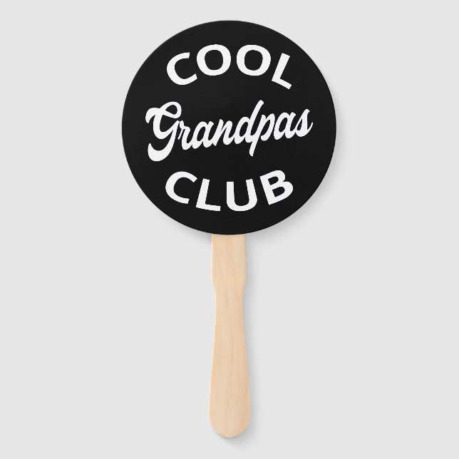 Cooler Grandpas-Club I Fächer (Vorderseite)
