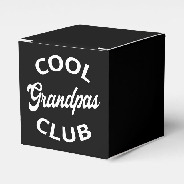 Cooler Grandpas-Club I Geschenkschachtel (Vorderseite)