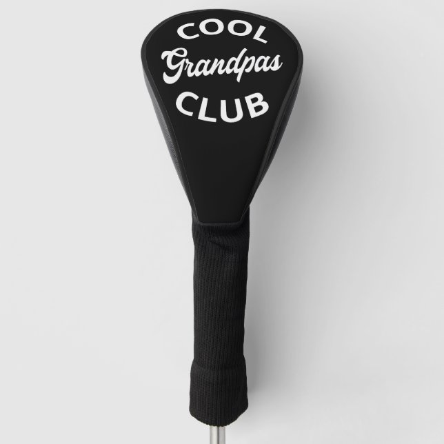 Cooler Grandpas-Club I Golf Headcover (Vorderseite)