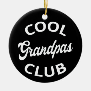 Cooler Grandpas-Club I Keramik Ornament