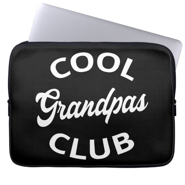 Cooler Grandpas-Club I Laptopschutzhülle (Vorderseite)