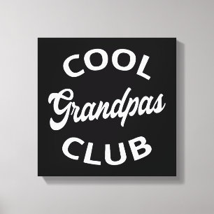 Cooler Grandpas-Club I Leinwanddruck