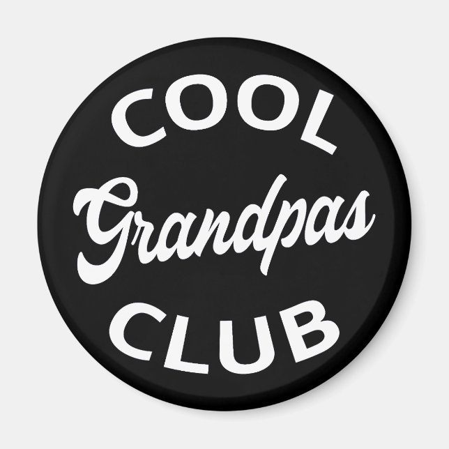 Cooler Grandpas-Club I Magnet (Vorne)