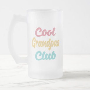 Cooler Grandpas-Club II Mattglas Bierglas