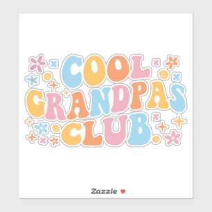 Cooler Grandpas-Club III Aufkleber