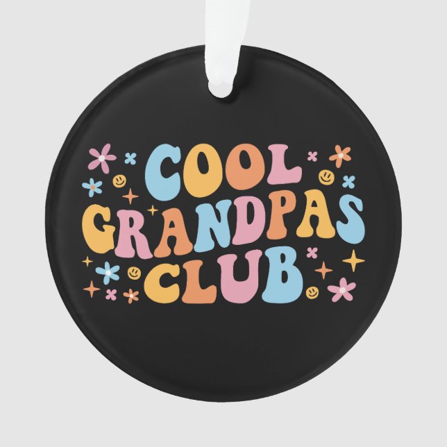 Cooler Grandpas-Club III Ornament (Vorderseite)
