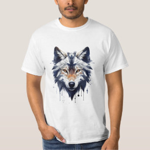 Cooler Grauwolf T-Shirt