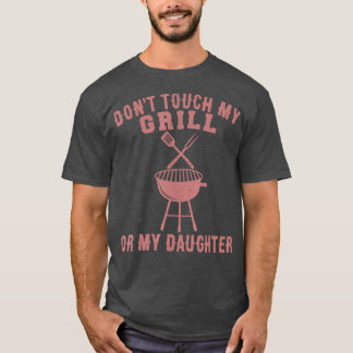 Cooler Grill-Vater-Geschenk für Männer Lustig Schu T-Shirt