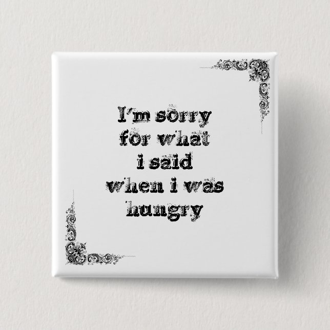 Cooler großer einfacher Klugheitsphilosophie Button (Vorderseite)