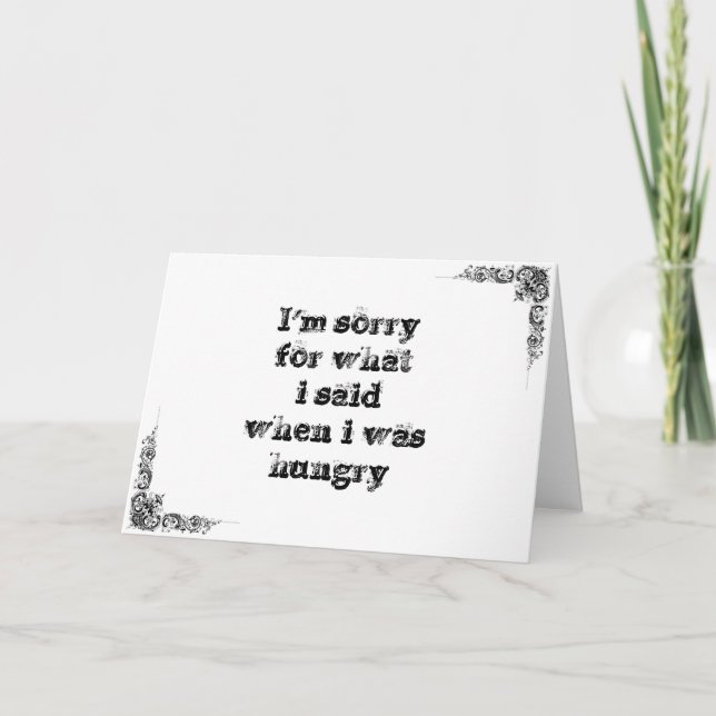 Cooler großer einfacher Klugheitsphilosophie Karte (Vorderseite)