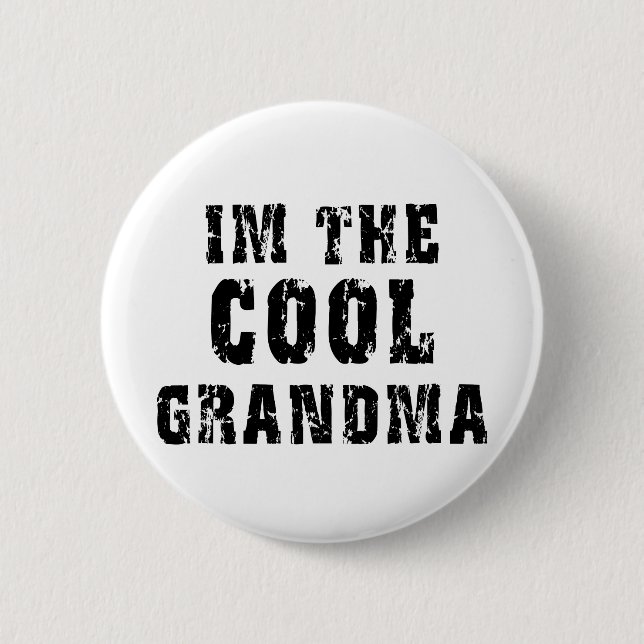 Cooler Großmutter-T - Shirt Button (Vorderseite)
