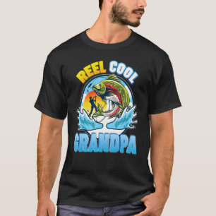 Cooler Großvater Angeln Vater Papa Papa Vater T-Shirt