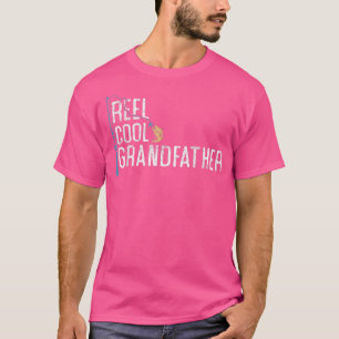 Cooler Großvater Vintager Witzfischer T-Shirt