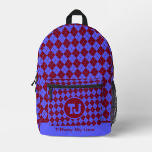 Cooler Grundschullehrer Mit Monogramm Personalisie Bedruckter Rucksack
