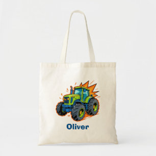 Cooler grüner Zuchtschlepper Tragetasche