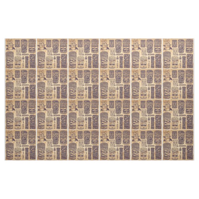 Cooler Grunge Vintages Tiki Set Stoff (Yard (91,4 cm))