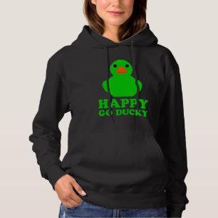 Cooler Gummi-Enten-Liebhaber Glückliche Ente Quake Hoodie