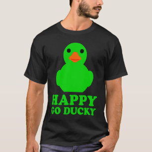 Cooler Gummi-Enten-Liebhaber Lucky Ducky Quack Süß T-Shirt